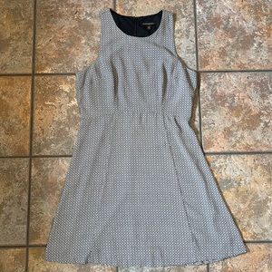 Banana republic, Black, white geometric, print dress size 10